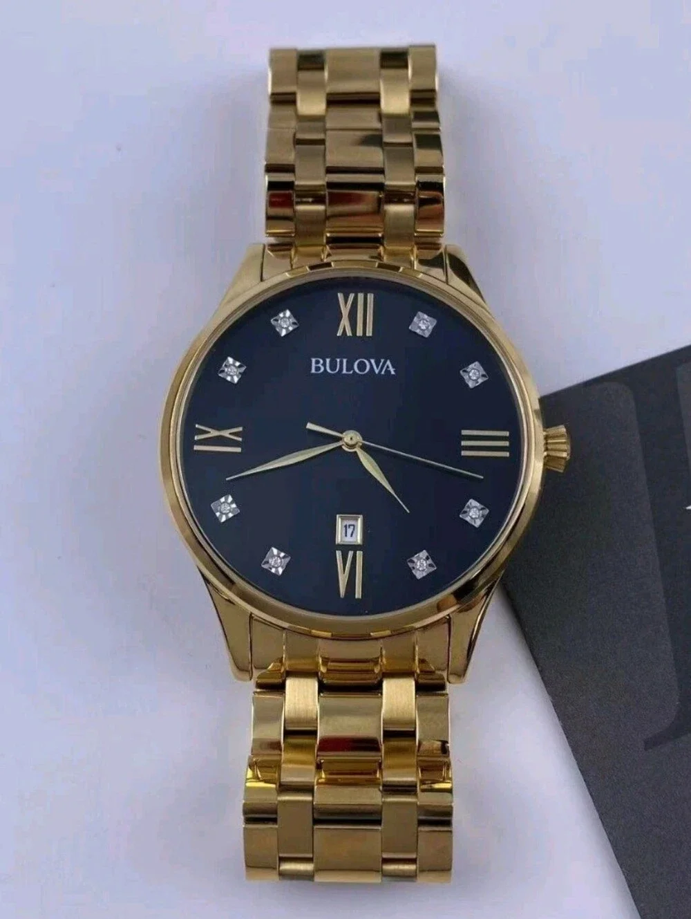 Bulova Men's Surveyor Classic Diamond Accent (Model: 97D108)